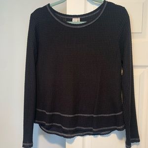 Black quarter sleeve shirt